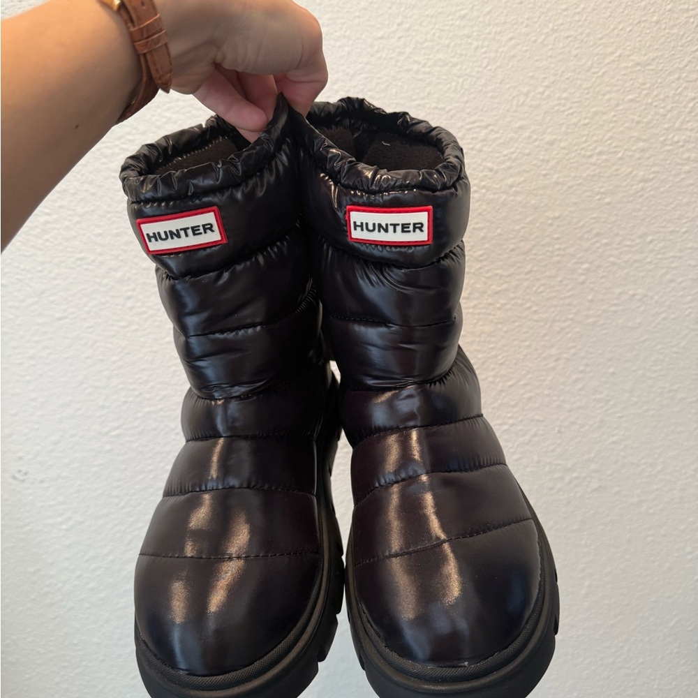 Hunter Women's Black Insulated Waterproof Booties - Picture 2 of 3